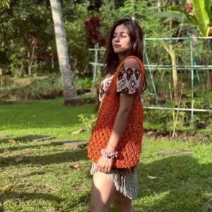 Shelle Sharma Instagram - 🍃🌱 🎞️ 💌 deep in the green
.
.
.
.
.
.
.
.
.
.
.
.
.
.
.
.
.
.
.
.
.
#ootd #vacation #greenery #nature #vintage #wooden #floral #happy #weekend #countrylife #trending #okbye