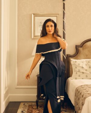 Shereen Sikka Instagram - For @bvlgari Parfum, @kareenakapoorkhan wears custom @hannahkhiangteofficial and @christianlouboutin with Bvlgari Jewels. 

Hannah Khiangte is a designer from Aizawl, Mizoram, who launched her label in 2013 to spotlight the intricate puan weaves of her heritage. Her brand works closely with Mizo women artisans, blending tradition with contemporary design. Together, they preserve and modernize Mizo textile culture for a global audience.

This look draws inspiration from the traditional Mizo puan, a treasured textile that symbolizes identity, heritage, and celebration. Handwoven by women artisans, the garment blends classic motifs with androgynous tailoring and punk-era influences. Designed with Kareena in mind, it reflects her bold, evolving style while spotlighting the rich cultural legacy of Mizoram. Showcasing the puan on Kareena we bring this heirloom to a global stage with pride and purpose.

styled with @shereenlovebug 
beauty @savleenmanchanda and @miteshrajani 
captured @anubhav_sood 
my team @stylebyvanshika @ashitabhamri 
my management @alisha5dave 
kareena management @versis_entertainment