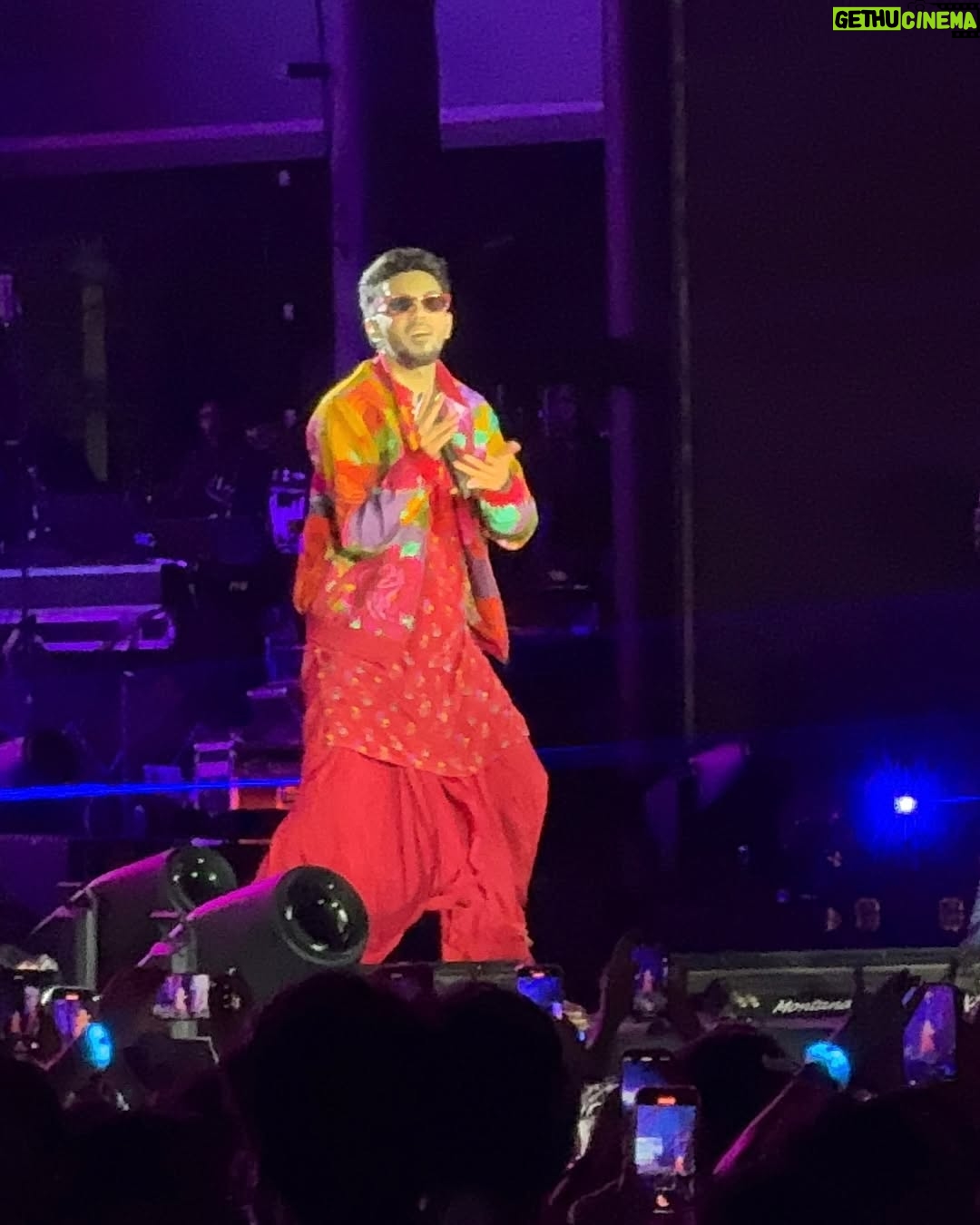 Shilpa Das - 1.3K Likes - The HUKUM World Tour concert was nothing short of pure madness — an unforgettable night to remember! The energy in the air, the incredible crowd, and the flawless vibe made it an experience like no other. @anirudhofficial ‘s electrifying presence lit up the stage, and every song hit differently — a true celebration of music and passion. We danced like no one was watching, screamed our lungs out, and soaked in every moment. One more bucket list item checked off in the most epic way possible! Could I have asked for a better 1st concert that I could attend!!!!!
#hukumworldtour #hukum #anirudh #anirudhconcert #bengaluru #bengaluruconcert #concert #anirudhravichander