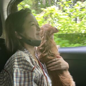 Shiori Instagram - 友達のわんことドライブ
#🐶
