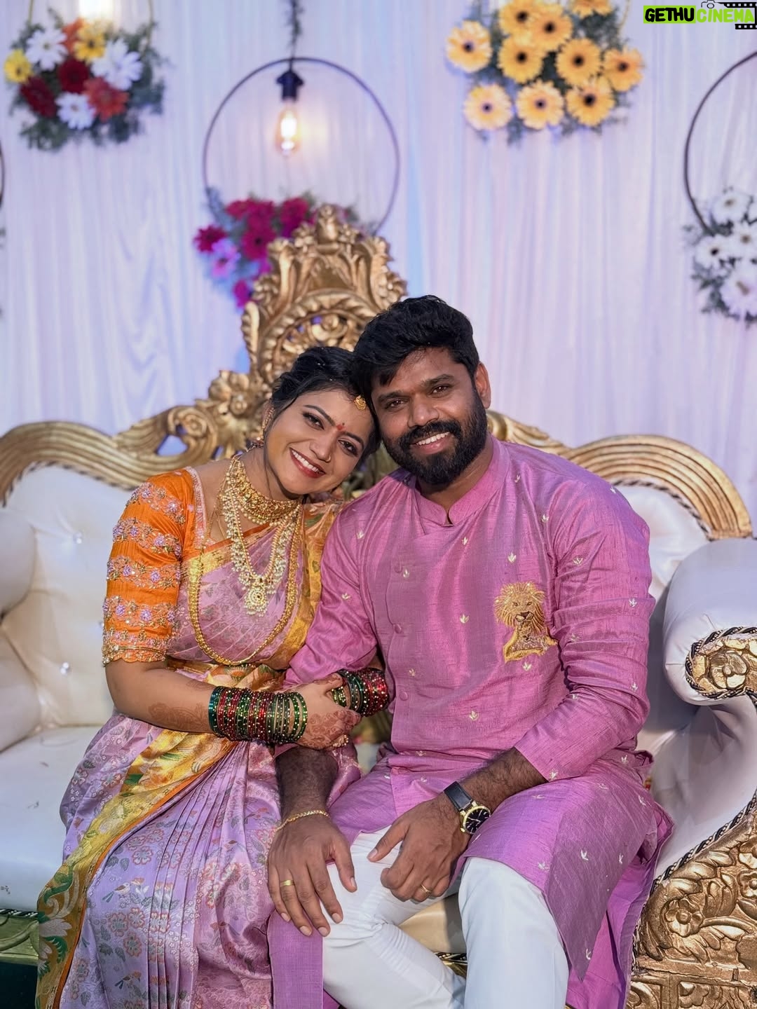 Shiva Jyothi - 398.4K Likes - Two hearts waiting to welcome ..
one more heartbeat...💕💕
@iam.savithri 🩷🩷 5th Month Sreemantham…

Couple outfits from @sj_trends_and_fashion__new ❤️