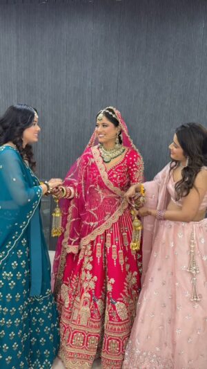 Shivangi Jindal Instagram - My Beautiful bride Sangeeta ā¤ļø