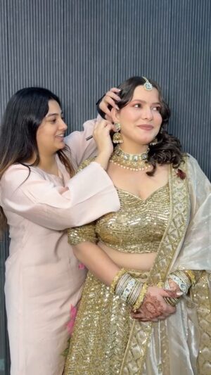 Shivangi Jindal Instagram - My cutest Roka Bride ā¤ļø