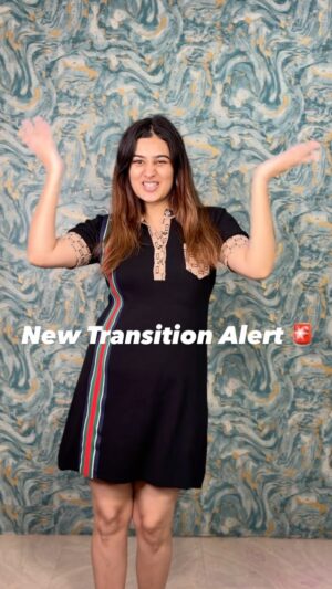 Shivangi Jindal Instagram - New transition alert šØ
HMUA @shivangiijindal
.
.
#makeupartist #transformation #transition #outfitoftheday #viralvideos
( transition, saree , sareetransition , makeup , makeupartist)