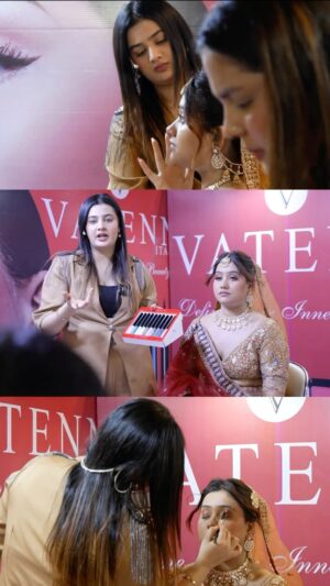 Shivangi Jindal Instagram - Agra beauty expo .!
Thnku for giving so much love ā¤ļø
.
#beautyexpo #shivangijindal #shivangijindalmakeover #fashionandbeautyexpo #agra #agraexpo #makeupartist #makeupeducator