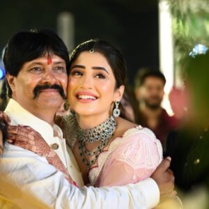 Shivangi Joshi Instagram - A day our hearts will always hold close — love, tears, and endless memories. Still feels like a dream. 
Our hearts are so full 🤍

Outfit: @riantasofficial 

@sohail__mughal___ 
@stylingbyvictor