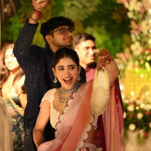 Shivangi Joshi Instagram - A day our hearts will always hold close — love, tears, and endless memories. Still feels like a dream. 
Our hearts are so full 🤍

Outfit: @riantasofficial 

@sohail__mughal___ 
@stylingbyvictor