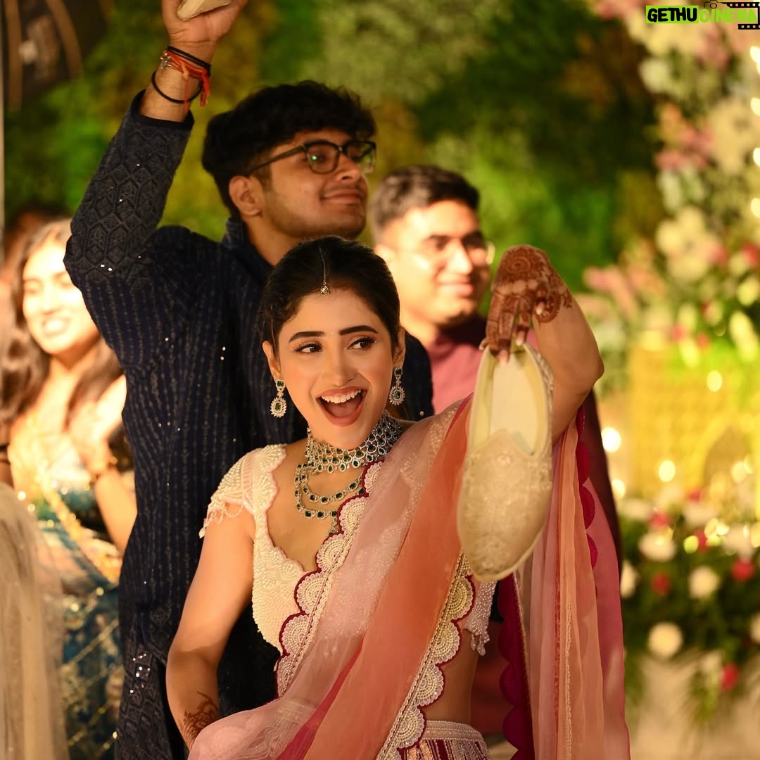 Shivangi Joshi - 1.8 Million Likes - A day our hearts will always hold close — love, tears, and endless memories. Still feels like a dream. 
Our hearts are so full 🤍

Outfit: @riantasofficial 

@sohail__mughal___ 
@stylingbyvictor