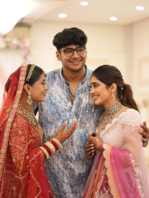 Shivangi Joshi Instagram - A day our hearts will always hold close — love, tears, and endless memories. Still feels like a dream. 
Our hearts are so full 🤍

Outfit: @riantasofficial 

@sohail__mughal___ 
@stylingbyvictor