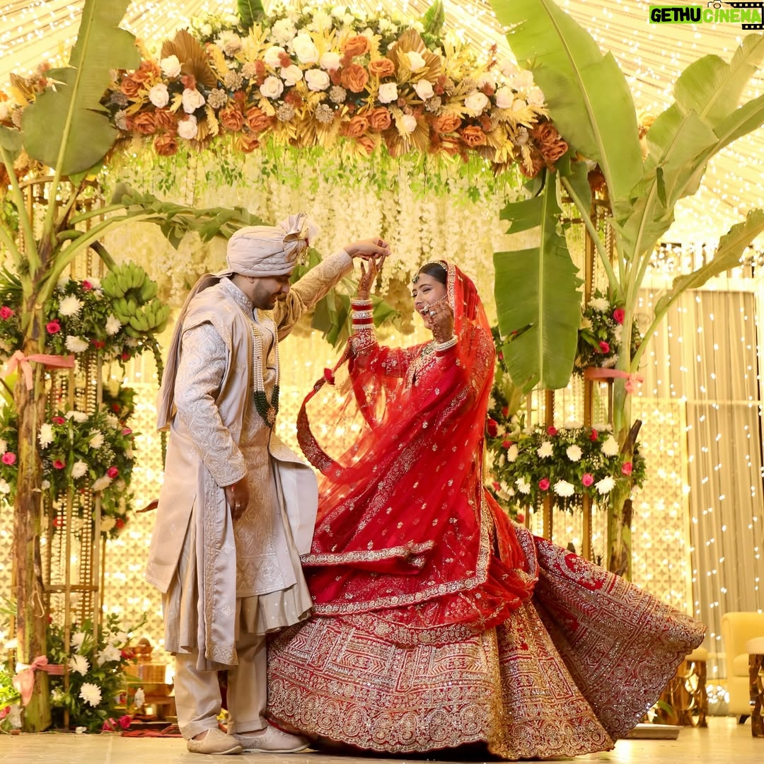 Shivangi Joshi - 1.8 Million Likes - A day our hearts will always hold close — love, tears, and endless memories. Still feels like a dream. 
Our hearts are so full 🤍

Outfit: @riantasofficial 

@sohail__mughal___ 
@stylingbyvictor