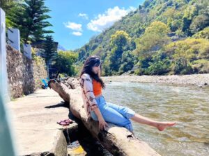 Shivani Bewal Instagram - Nature is therapy for Soul 🏞️
.
.
.
.
.
#nature #naturelovers #naturelover #explorepage #explore #exploremore #peace #ootd #whatiwore #instagood #instatravel #instadaily #instalove #instalike #new #newpost #instafollow #picoftheday #mountains #river #musthave #girlstyle #selfcare #selflove #photooftheday #picoftheday