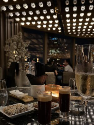 Shivani Pancholi Instagram - City lights, Nobu nights 🥂✨🖤🏙️