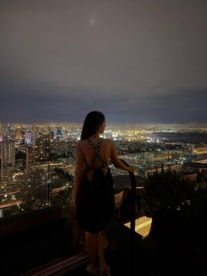Shivani Pancholi Instagram - City lights, Nobu nights 🥂✨🖤🏙️
