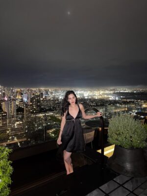 Shivani Pancholi Instagram - City lights, Nobu nights 🥂✨🖤🏙️