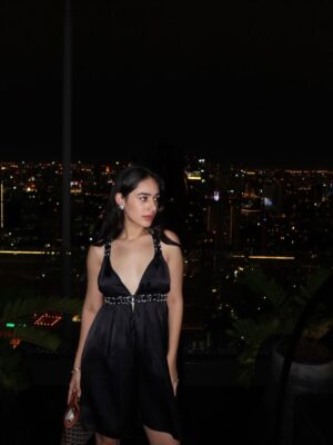 Shivani Pancholi Instagram - City lights, Nobu nights 🥂✨🖤🏙️
