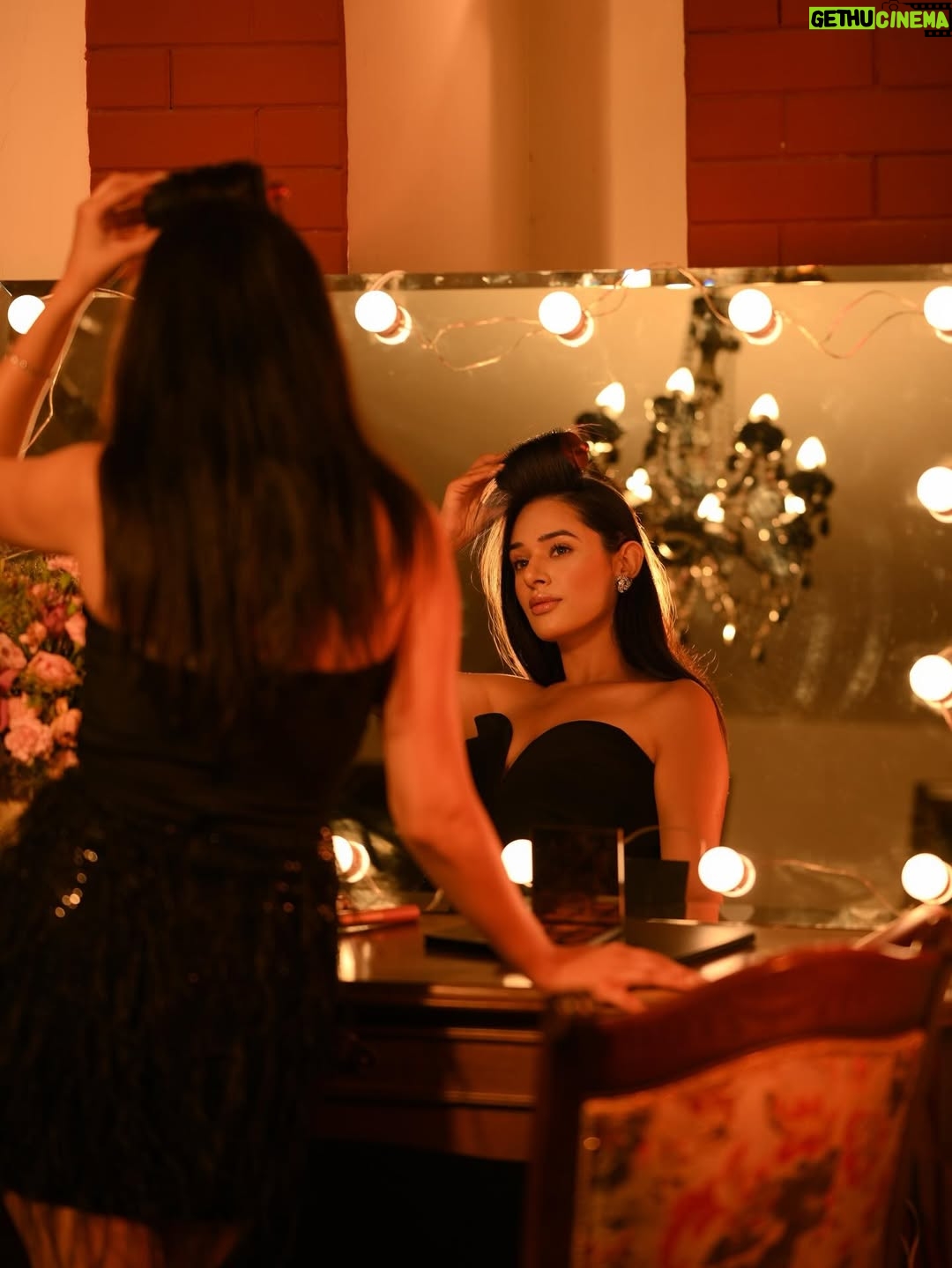 Shivani Pancholi - 3 Likes - Champagne vibes and caviar dreams 
Wearing - @ashnagidwaniofficial 🖤✨