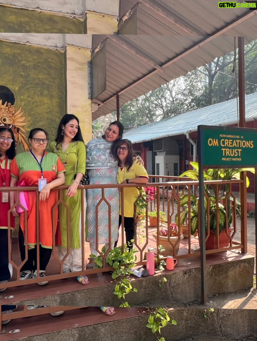 Shivani Pancholi - 3 Likes - Spent the day at Om Creations Trust (@omcreations_trust) and honestly, nothing beats the happiness I felt here. 💛 Watching these incredibly talented kids pour their heart into every creation was so inspiring. Their creativity, joy, and warmth are truly unmatched.

@radhikekhanna Ma’am, you were so sweet and welcoming the way you nurture and guide them is just beautiful to witness. 💐 I left with my heart full, a huge smile, and a reminder that the simplest moments of love and art can be the most magical ✨🇮🇳