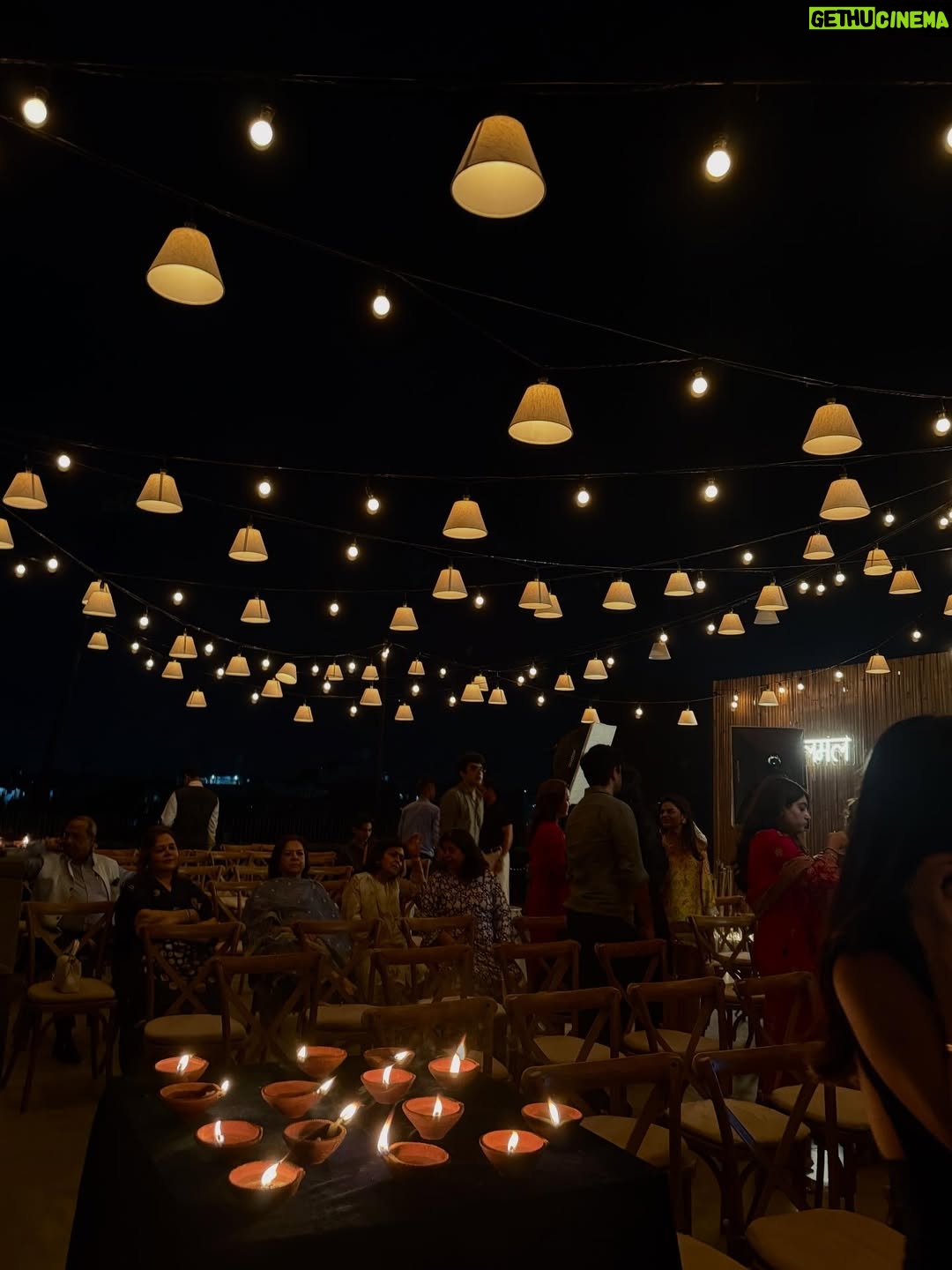 Shivani Pancholi - 3 Likes - Spent a lovely evening with @mulmul ✨🖤🪔