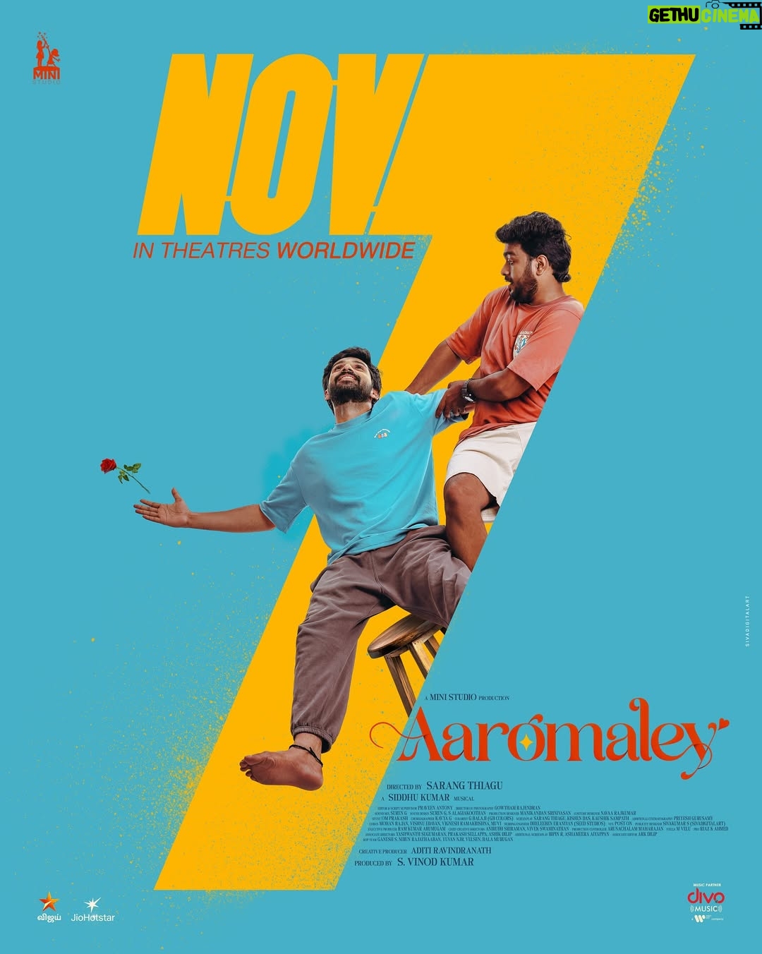 Shivathmika Rajashekar - 44.7K Likes - Aaromaley from NOV 7 in theatres 😍😍❤️ 
.
#aaromaley #love #releasedate #nov7 #tamilmovie