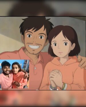 Shona Gupta Instagram - In love with these cute pictures🧿🙈🥹
@shonagupta1706
.
.
.
.
#post #ghibli_station #ghibli #couple #lovely #trend #newpost #shoot #trendghibli