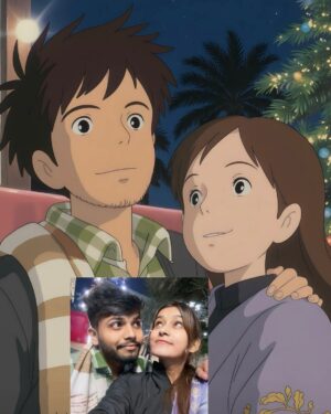 Shona Gupta Instagram - In love with these cute pictures🧿🙈🥹
@shonagupta1706
.
.
.
.
#post #ghibli_station #ghibli #couple #lovely #trend #newpost #shoot #trendghibli