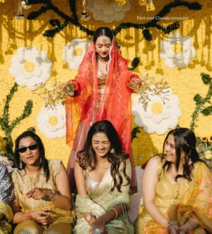 Shreya Shanker Instagram - Indian wedding ceremonies just hit different specially if it’s your best friend’s. I still remember tearing up so much that day — it was all so beautiful and full of love 💛