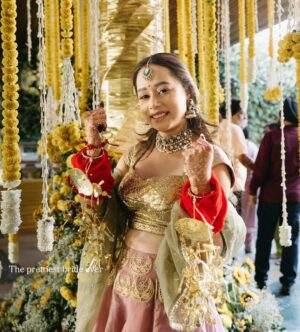 Shreya Shanker Instagram - Indian wedding ceremonies just hit different specially if it’s your best friend’s. I still remember tearing up so much that day — it was all so beautiful and full of love 💛