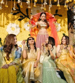 Shreya Shanker Instagram - Indian wedding ceremonies just hit different specially if it’s your best friend’s. I still remember tearing up so much that day — it was all so beautiful and full of love 💛