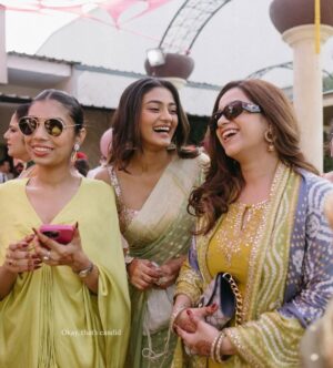Shreya Shanker Instagram - Indian wedding ceremonies just hit different specially if it’s your best friend’s. I still remember tearing up so much that day — it was all so beautiful and full of love 💛