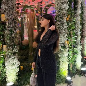 Shreya Thukral Instagram - everything festive and bling with @libascafe 💫 

.
.
.

#DesiGlam #LehengaSet #FestiveLook #IndianEthnicWear #WeddingOutfitInspo #DesiStyle #EthnicOOTD #LehengaLovers #FestiveFashion #IndianWear #BridalLookBook #IndianFestiveStyle #TraditionalChic #glam #Look #Outfit #OutfitInspo #trend #Festiveseason #explorepage✨ 

[ Desi glam, ethnic wear, Indian festive outfit, wedding lehenga, traditional attire, festive fashion, Indian ethnic style, glamorous Indian wear, ethnic glam look, Indian wedding style, wedding outfits, outfit inspo ]