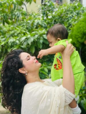 Shruti Kanwar Instagram - Wrapped in comfort, dressed in love. My baby deserves nothing less. 💕👶
Moms, if you’re looking for something soft, cozy, and absolutely adorable for your little ones, this collection @orenjipoteto is a must!