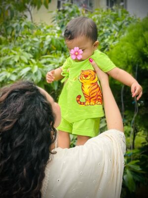 Shruti Kanwar Instagram - Wrapped in comfort, dressed in love. My baby deserves nothing less. 💕👶
Moms, if you’re looking for something soft, cozy, and absolutely adorable for your little ones, this collection @orenjipoteto is a must!