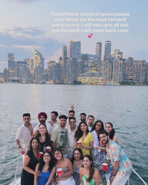 Shubhi Singh Instagram - Toronto, you’ve been home.
I don’t even know how to begin this my heart feels like it’s carrying a thousand bricks right now. After years of building a life here, making memories, becoming someone I never thought I could be, I’m taking a break from Canada. And no, this isn’t goodbye forever. It’s just… not right now.
I know a lot of people try to sugarcoat their departure with “India was always the plan” but let’s be real. Reverse immigration is happening for many of us, not always by choice. PR didn’t happen, timelines didn’t work out, and no matter how much we may miss home, it’s not the only reason we leave. For someone who’s spent 3-4 years carving out a life, starting from scratch, learning to be independent this decision isn’t easy.
Yes, I’ve had my love-hate moments with Canada. The winters, the loneliness, the system I’ve felt it all. But what I can’t deny is that Canada raised me. I was born in India, but the person I’ve become? The fearless, more grounded, self-aware version of me ..that’s all Canada. That’s Toronto.
Leaving this city feels like leaving a piece of my soul behind. Every street, every subway ride, every lonely grocery trip, every late-night walk… they all made me stronger, softer, braver. And that version of me? I’m carrying her with me wherever I go.
So no, it’s not goodbye. It’s a pause.
I don’t know what the future holds whether I come back or not ,but I do know this: Toronto will always feel like home.
Thank you for everything, TDot.
I love you more than words can say.