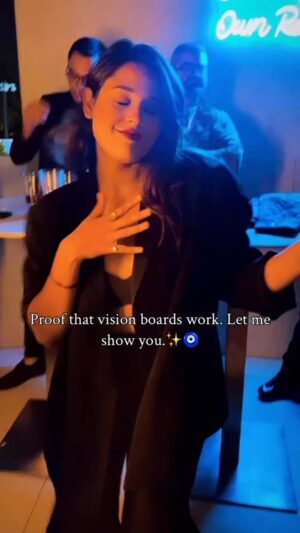 Shubhi Singh Instagram - Vision boards work! 🧿🧿🧿 
.
.
#manifest #visionboards #dreamlife #dreambig