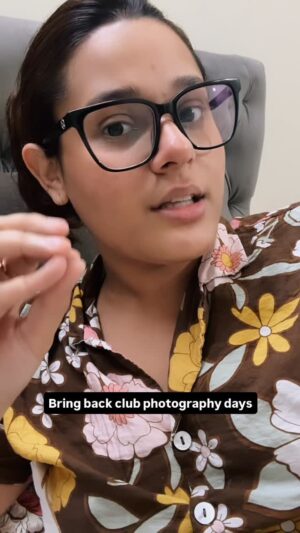 Shubhi Singh Instagram - Wapas lao bhai real days. I miss club photography 🥲 
.
.
:
.
#snapchat #millenials #clubbingnight #genz