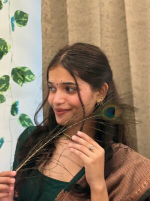 Shweta Poddar Instagram - Krishna Janmashtami🦚❤️✨