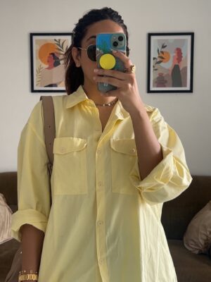 Siddhi Doshi Instagram - A little kindness, a little sunshine—be someone’s yellow ✨💛☺️ #feelingyellow #yellow #blue