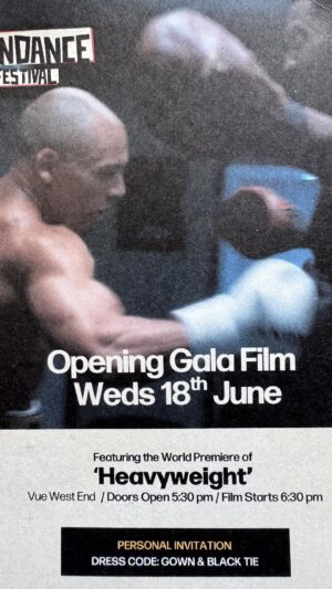 Sienna Guillory Instagram - So excited to see #heavyweightfilm gala at @raindancefilmfestival