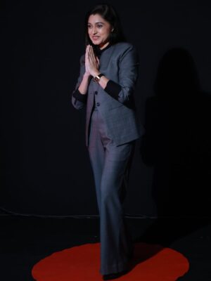 Sija Rose Instagram - Thank you @agbskochi for the invite. 
It was an honour to be a speaker at TEDx
Sharing thoughts about THE ART OF PORTRAYING LIFE.

Attire: @bespokedbysk 
Styling @soorajskofficial 

#tedxkerala #tedxspeaker #amity