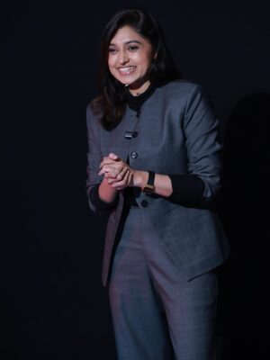 Sija Rose Instagram - Thank you @agbskochi for the invite. 
It was an honour to be a speaker at TEDx
Sharing thoughts about THE ART OF PORTRAYING LIFE.

Attire: @bespokedbysk 
Styling @soorajskofficial 

#tedxkerala #tedxspeaker #amity