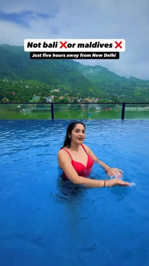 Simar Rajput Instagram - Chhodo Nainital ki bheed, iss baar plan banao Terra Bliss Bhimtal 💙
Delhi se bas 5 ghante door ⏳
Bali   Santorini vibes, insta-worthy infinity pool & soulful getaways
.
.
.
.
#Nainital #bhimtal #simarrajput