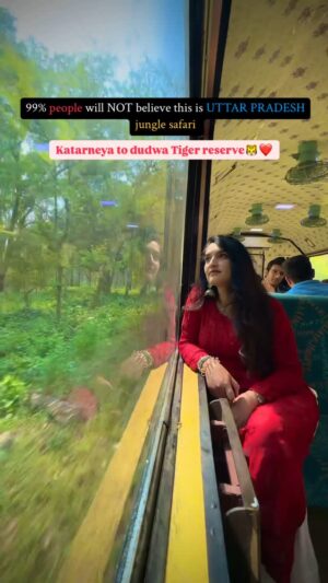 Simar Rajput Instagram - Only safari in India on a train š
.
.
.
.
.
.
#UPTourism #IncredibleUttarPradesh #ExploreUP #UttarPradeshDiaries #TravelUP #WanderInUP #UttarPradeshTravel #HeritageOfUP #travelling #ColorsOfUP #VaranasiVibes #travel #AyodhyaDiaries #PrayagrajPilgrimage #LucknowDiaries #KashiChronicles #UPKeSafar