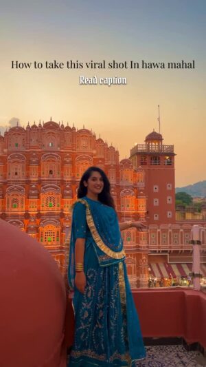 Simar Rajput Instagram - The most viral Jaipur view? Right here at Hawa Mahal! šø But not every cafĆ© around gives you this exact angle ā itās only from one special rooftop where even Bollywood stars drop by. š
Comment āHawa Mahalā below and Iāll reveal the exact cafĆ© where everyone takes this iconic shot! š
#JaipurDiaries #PinkCityVibes #JaipurTourism #HawaMahal