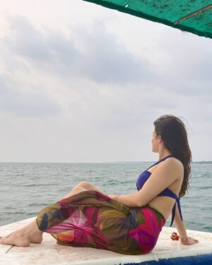 Simran Bawa Instagram - a girl with a tan and way too many seashells 🐚🦋🏝️🌊🛶