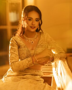 Simran Pant Instagram - Stepping into the spotlight—not just dressed, but styled in a story ✨
Every thread, every shimmer, every shadow captured the mood just right.
Feat @_simranpant
Styled in this regal ensemble by @yasarbytenisha 👗
Glam on point by @shhwetakju and hair by @hairnmakeupby_pratima
Jewelry partner @shagoonjewellers
Visual storytelling by @uddibaba @neesphotography @_skdgin_ @jii_patrick @ronashbajra 🎥📸
Location partner @damonkeymind
Grateful to the entire team kudosss.