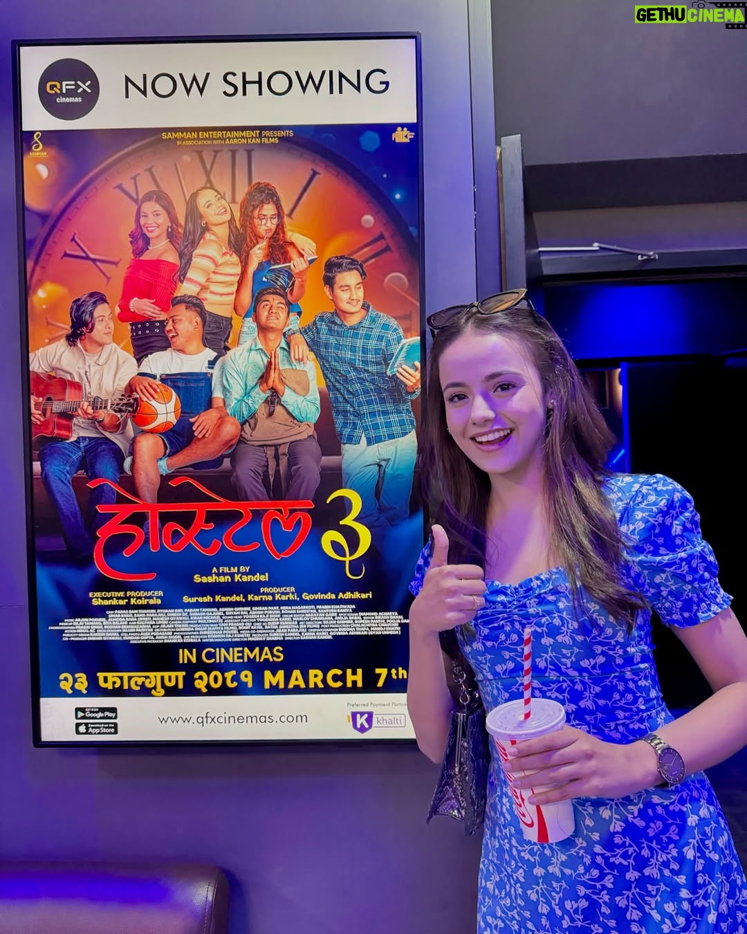Simran Pant - 3 Likes - So grateful for your love ❤️🥹
Hostel-3 running successfully🙏
#hostel3 #hostel3nepalimovie #debut #debutfilm #nishasharma