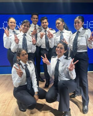 Simrat Sokhi Instagram - Wings of Ambition & 
a Heart full of Dreams 🦋
@indigo.6e
 
I’m so proud of us all, everything was worth it in the end! All the love, the laughter and the lessons will be with me forever ✨ 
Thank you to everyone who believed in me! See you in the skies real soon ✈️
.
.
.
.
.
.

#indigopilots #aviation #graduation #6e #indigo6e #crew #training #airbus320 #pilotlife #explore
