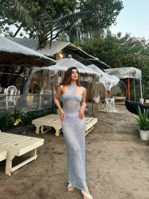 Simrithi Bathija Instagram - Radiant from within🩶

.

.

.

Outfit @tizzi.official 
📍 @tomatoesgoa 

.

.

.

#goa #goadiaries #goavibes #ocean #beachlife #beach #travel #travelgram #fitspo #outfits #ootd #ootdfashion #simrithibathija