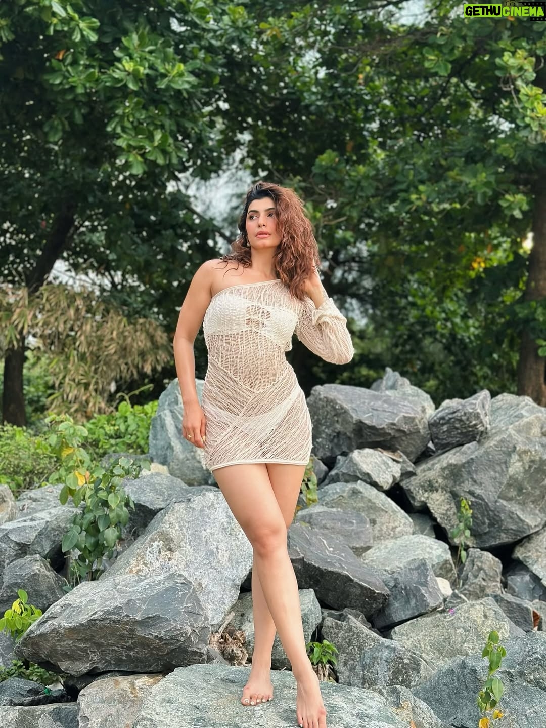 Simrithi Bathija - 2.7K Likes - To the divine, mischievous spark in you🤍💫 

.

.

.

#nature #naturegirl #loveyourself #serenity #missingsummer #summer #summerfeeling #summerstyle #divine #beachwear #ootd #ootdfashion #fyp #explore #simrithibathija