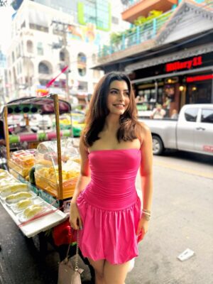 Simrithi Bathija Instagram - Just wanna travel and be a pretty girl all my life💗🥥✨

.

.

.

Outfit @srstore09 

#ootd #ootdfashion #thailand #bangkok #cityofjoy #slowlife #travel #travelgram #pinkaesthetic #dressups #fyp #foryoypage #explore #explorepage #aesthetic #traveladdict #simrithibathija